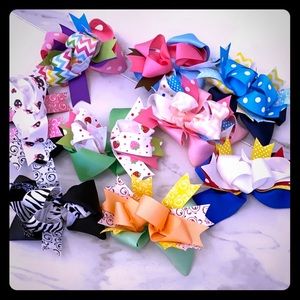 6 boutique bows 6 inch‎